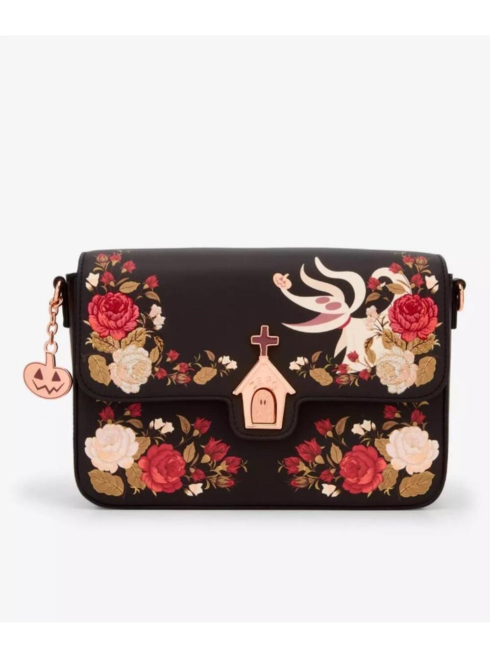 Loungefly Disney NBC Floral Zero Crossbody Bag